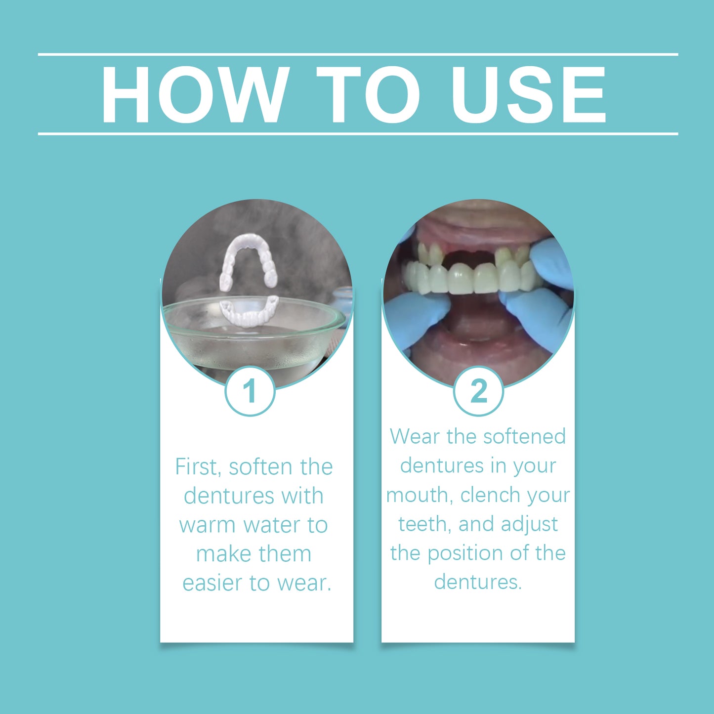 Oralhoe Adjustable Snap Dentures